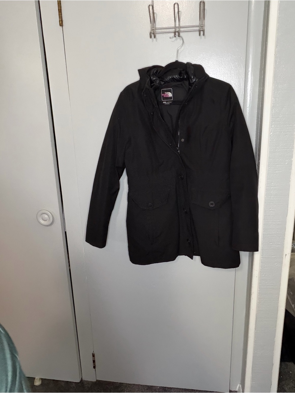 The North Face Black Men’s Puffer Coat with Hood